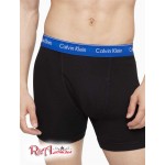 Мужское Нижнее белье CALVIN KLEIN (Cotton Classic Fit 3-Pack Boxer Brief) 61849-02 Royalty/Армия Зеленый/Heather