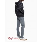 Чоловіче Худі CALVIN KLEIN (Allover Monogram Print French Terry Hoodie) 65839-02 Чорний Beauty