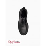 Мужские Ботинки CALVIN KLEIN (Trophy Leather Boot) 61699-02 Черный/ Темный Серый