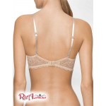 Женский Бралетт CALVIN KLEIN (Seductive Comfort Lace Push-Up Demi Bra) 46170-02 Desert