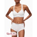 Женский Бралетт CALVIN KLEIN (Modern Cotton Padded Bralette) 45460-02 Белый