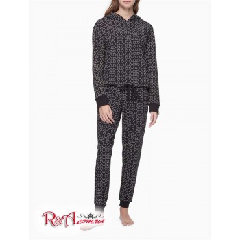 Женское Худи (CK ONE Hoodie) 62030-02 Черный/Белый Star