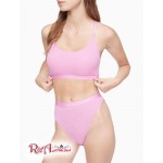 Жіночий Бралетт CALVIN KLEIN (Pure Ribbed Unlined Bralette) 62050-02 Бузковий Rain