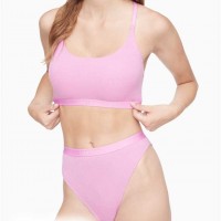 Жіночий Бралетт (Pure Ribbed Unlined Bralette) 62050-02 Бузковий Rain