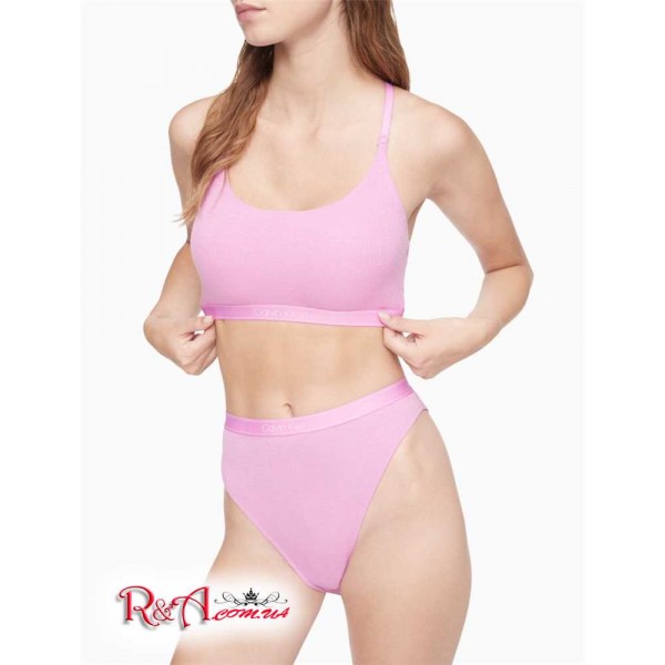 Жіночий Бралетт CALVIN KLEIN (Pure Ribbed Unlined Bralette) 62050-02 Бузковий Rain