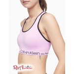 Женский Бралетт CALVIN KLEIN (Performance Logo Medium Impact Sports Bra) 65680-02 Sakura