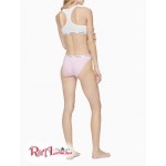 Женские Бикини CALVIN KLEIN (Carousel Logo Cotton Bikini Bottom) 62240-02 Бледный Orchid