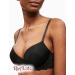 Женский Бралетт CALVIN KLEIN (Seductive Comfort Lace Push-Up Demi Bra) 47330-02 Черный