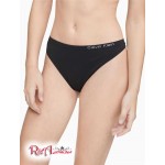 Женские Стринги CALVIN KLEIN (Pure Seamless Thong) 15780-02 Черный