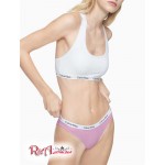 Женские Бикини CALVIN KLEIN (Carousel Logo Cotton Bikini Bottom) 62240-02 Бледный Orchid