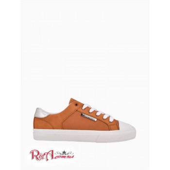 Женские Сникерсы (Teona Suede Logo Sneaker) 61721-02 Burnt Оранжевый