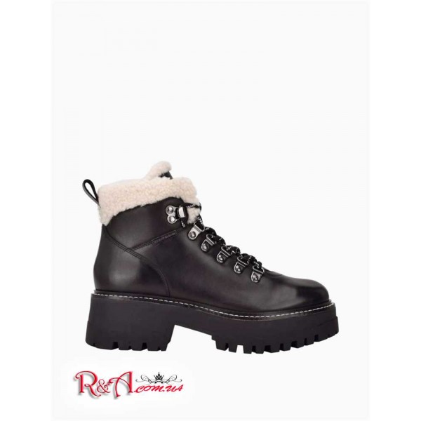 Жіночі Черевики CALVIN KLEIN (Kristel Leather Lug Boot) 61741-02 Чорний