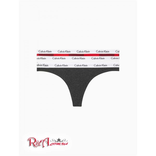 Женские Стринги CALVIN KLEIN (Carousel 3-Pack Thong) 62131-02 Баффalo/Heather