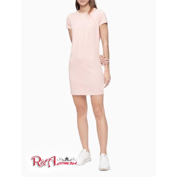 Женское Платье Футболка CALVIN KLEIN (CKJ Crewneck Mini T-Shirt Dress) 62671-02 Enchant