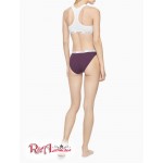 Женские Бикини CALVIN KLEIN (Carousel Logo Cotton Bikini Bottom) 62241-02 Grape Glimmer