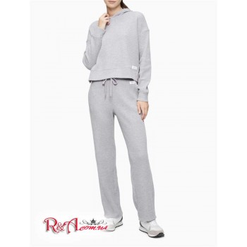 Женские Штаны (Performance Relaxed Fit Waffle-Knit High Waist Pants) 65681-02 Жемчужный Серый Heather