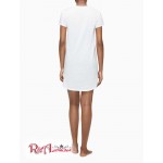 Женская Рубашка CALVIN KLEIN (CK ONE Crewneck Nightshirt) 62031-02 Белый