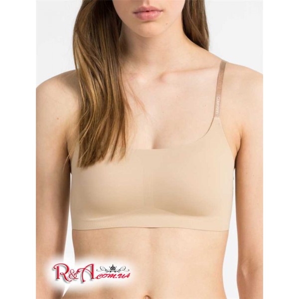 Женский Бралетт CALVIN KLEIN (Invisibles Wirefree Retro Bralette) 65701-02 Desert