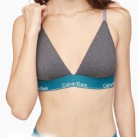 Жіночий Бралетт (Modern Cotton Triangle Bralette) 62121-02 Charcoal Heather/Topaz