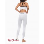 Женские Леггинсы CALVIN KLEIN (Performance Ribbed High Waist Full Length Leggings) 62911-02 Белый