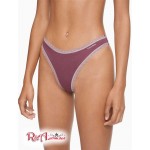 Женские Стринги CALVIN KLEIN (Flirty Cotton Thong) 62221-02 Deep Пурпурный