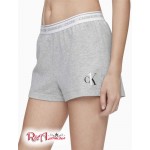 Женские Шорты CALVIN KLEIN (CK ONE Sleep Shorts) 46451-02 Серый Heather