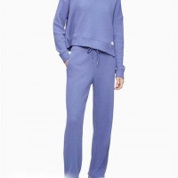 Женские Штаны (Performance Relaxed Fit Waffle-Knit High Waist Pants) 65682-02 Dusk
