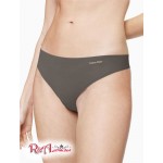 Жіночі Стрінги CALVIN KLEIN (Invisibles Thong) 45892-02 Chocolate Коричневий