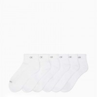 Жіночий Шкарпетки (Basic Cushion Quarter 6-Pack Socks) 62302-02 Білий