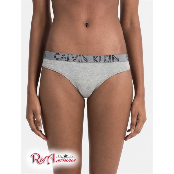 Жіночі Стрінги CALVIN KLEIN (Ultimate Cotton Thong) 46472-02 Сірий Heather