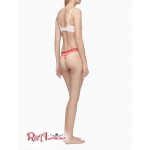 Женские Стринги CALVIN KLEIN (CK ONE Micro Thong) 62222-02 Wave Светлый Красный