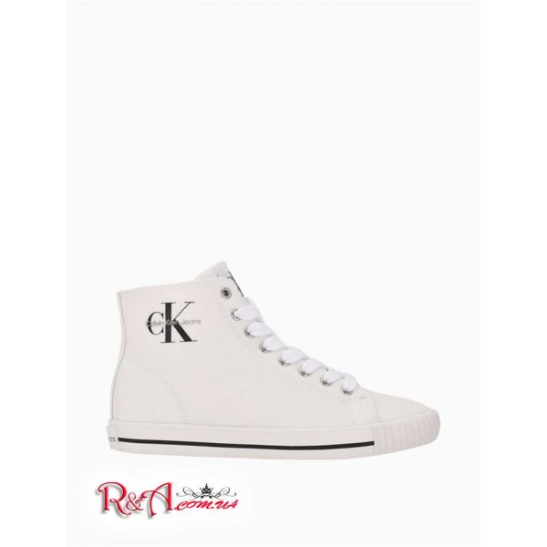 Женские Сникерсы CALVIN KLEIN (Faith Monogram Logo High Top Sneaker) 61732-02 Белый