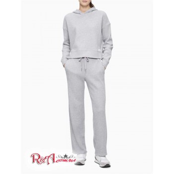 Женское Худи (Performance Waffle Knit Cropped Hoodie) 65672-02 Жемчужный Серый Heather