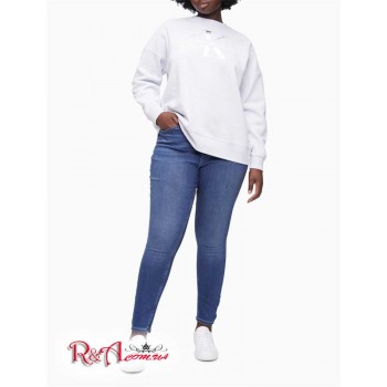 Женские Джинсы (Plus Size Skinny Fit High Rise Dark Wash Jeans) 62713-02 Riley Синий