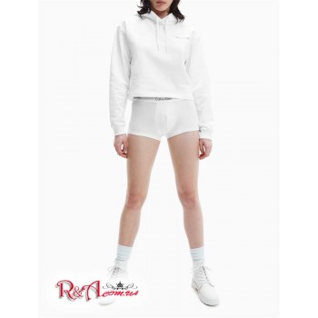 Женское Худи (Pride Organic Cotton Logo Cropped Hoodie) 62853-02 Яркий Белый