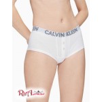 Женские Боди Шорты CALVIN KLEIN (Ultimate Cotton Boyshort) 45463-02 Белый