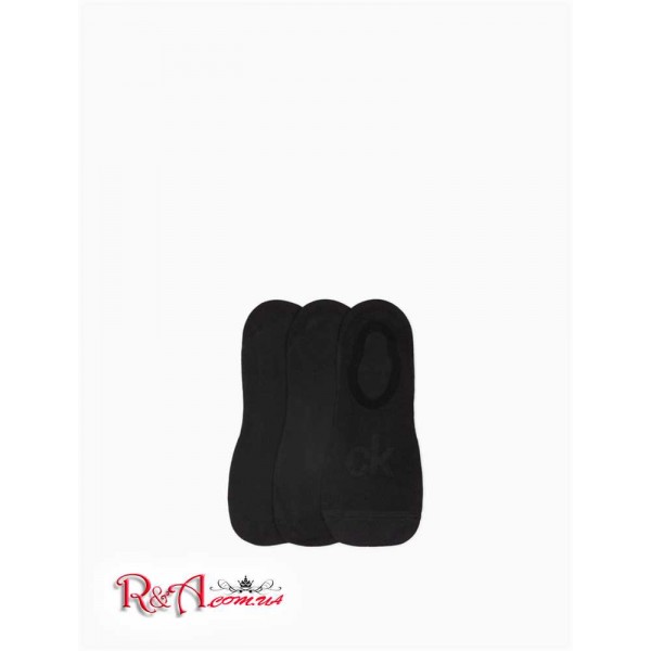 Жіночий Шкарпетки CALVIN KLEIN (Microfiber Mesh 3-Pack Liner Socks) 62293-02 Чорний