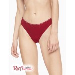 Жіночі Стрінги CALVIN KLEIN (Signature Cotton 5-Pack Thong) 62123-02 Червоний Мульті