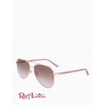 Женские Солнцезащитные Очки CALVIN KLEIN (Aviator Unisex Metal Frame Sunglasses) 63133-02 Shiny Роза Золотой