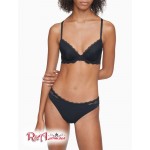 Жіночий Бралетт CALVIN KLEIN (Seductive Comfort Lotus Floral Lift Demi Bra) 62093-02 Чорний