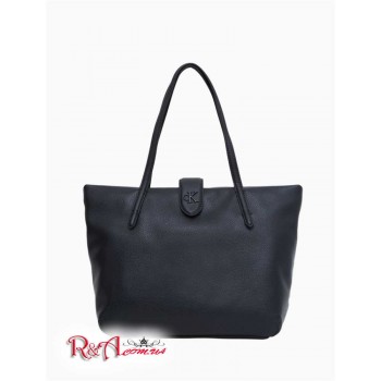 Женская Таут Сумка (Pebbled Monogram Shopper Tote Bag) 62343-02 Черный
