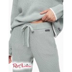 Жіночі Джоггеры CALVIN KLEIN (Shaker Stitch Drawstring Joggers) 62733-02 Sage Mascarpone