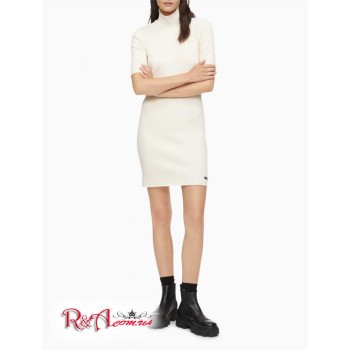 Женское Платье (Ribbed Mock Neck Mini Dress) 62683-02 Mascarpone