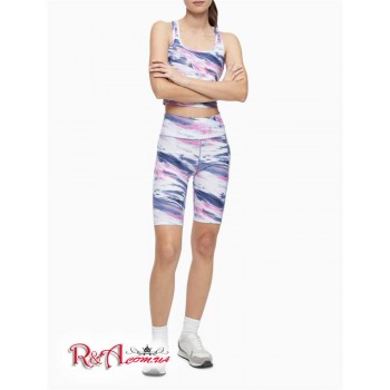 Женские Шорты (Performance Printed High Waist Bike Shorts) 62893-02 Zephyr Dusk