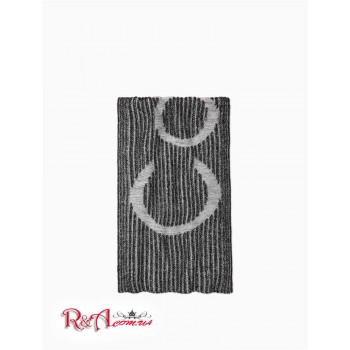Женский Шарф (Plaited Ribbed Logo Scarf) 62353-02 Черный