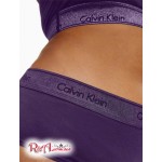 Жіночі Труси CALVIN KLEIN (Modern Cotton Plus Metallic Hipster) 62173-02 Liberty Пурпурний