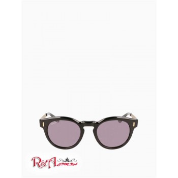 Женские Солнцезащитные Очки (Unisex Round Frame Sunglasses) 63113-02 Черный