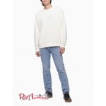 Жіночий Світшот CALVIN KLEIN (Relaxed Fit Logo French Terry Crewneck Sweatshirt) 62614-02 Papyrus