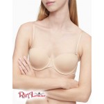 Женский Бралетт CALVIN KLEIN (Strapless Lightly Lined Bra) 27474-02 Desert