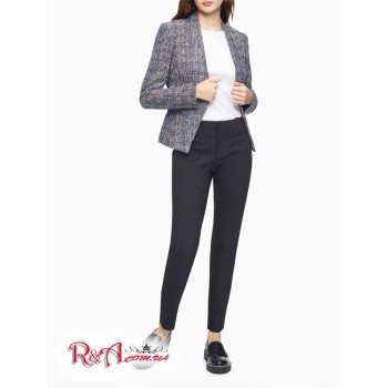 Женская Куртка (Tweed Open Front Cropped Jacket) 62764-02 Черный/Мульти